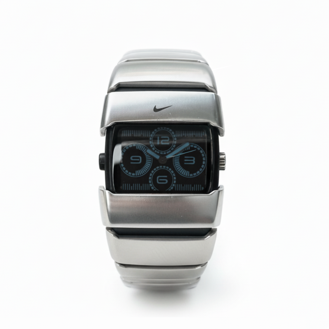 D-line Analog Blue Silver vintage Nike analog sport watch