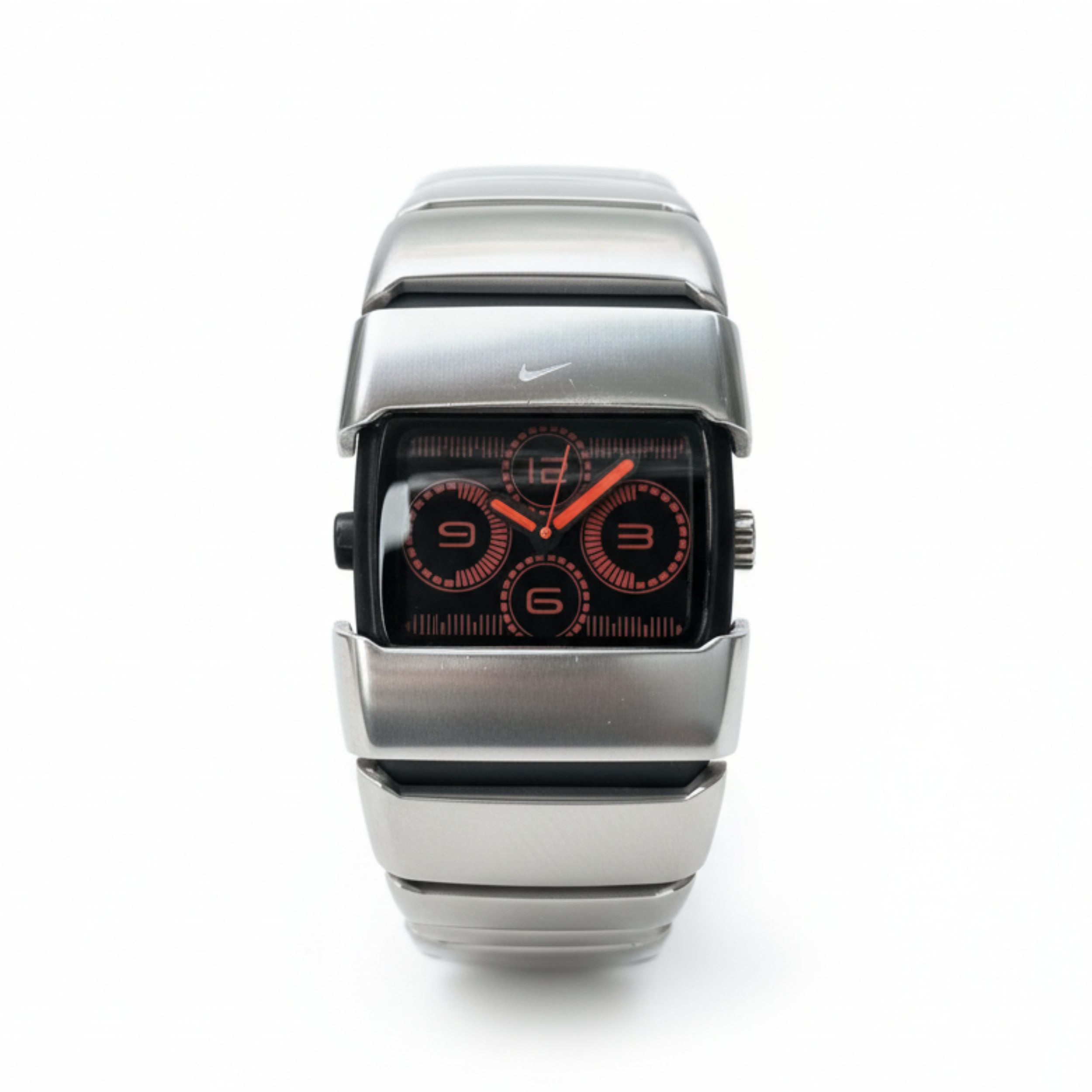 D-line Analog Orange vintage Nike analog sport watch