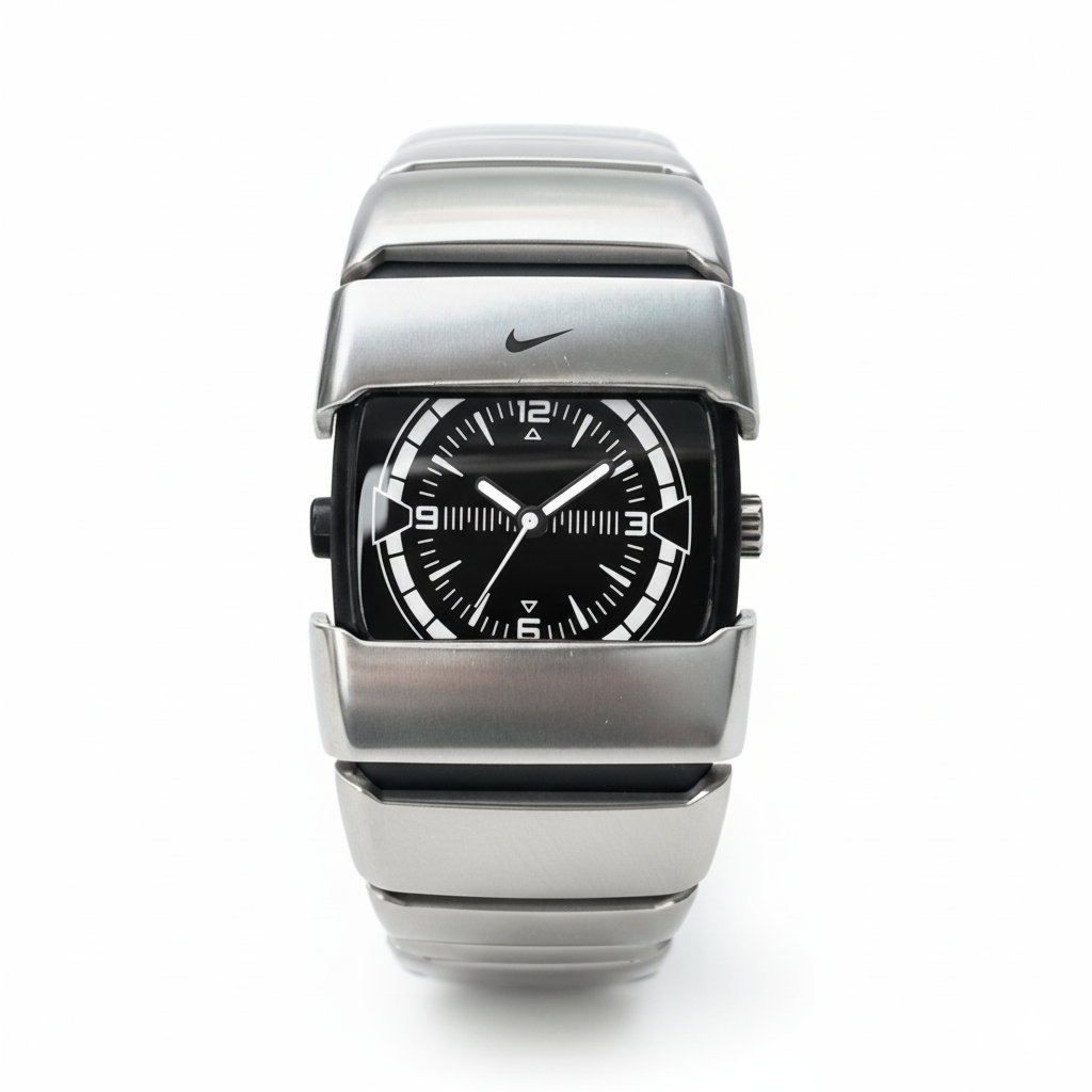 D-line Analog 2 Silver vintage Nike analog sport watch