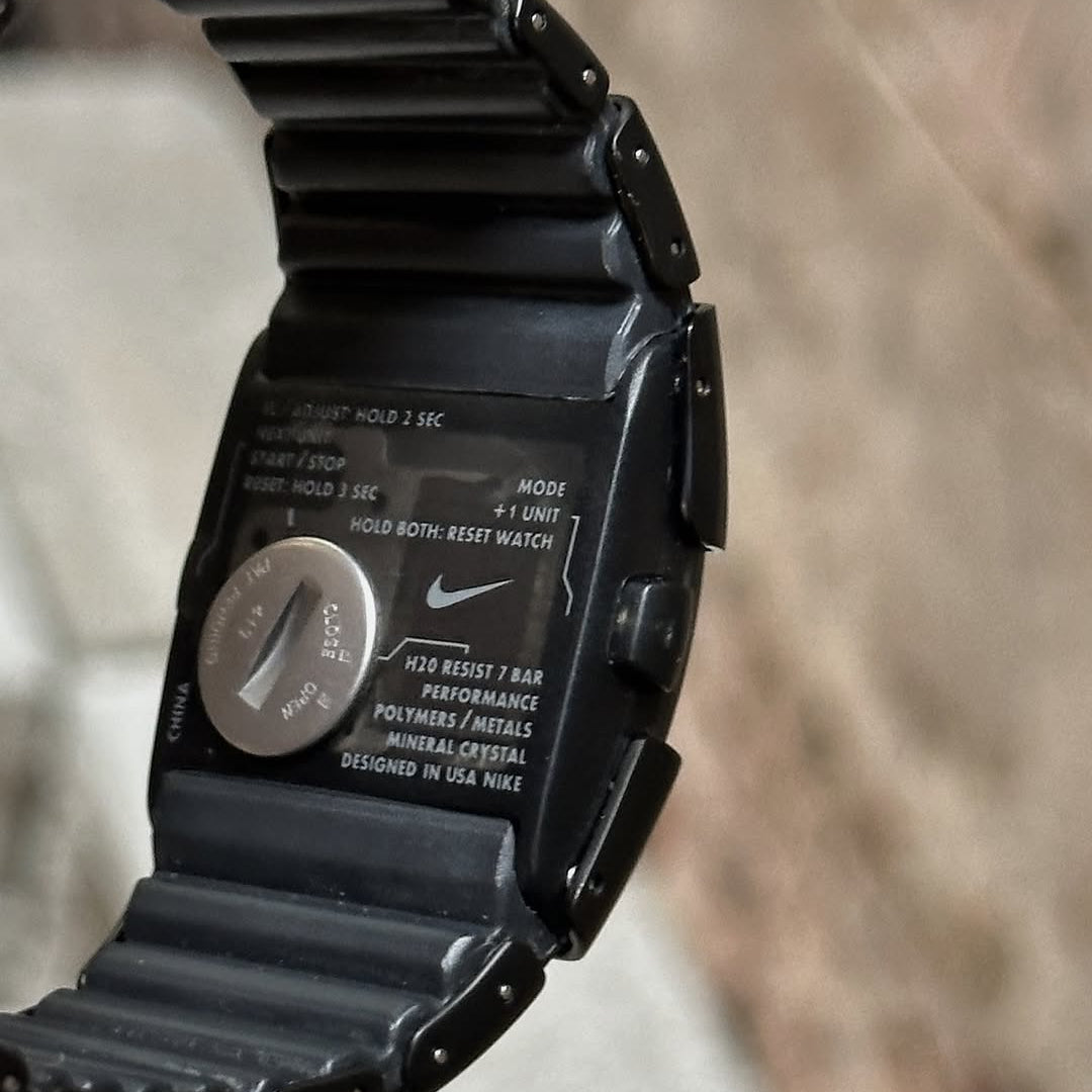 D-line Digital Black vintage Nike digital sport watch, view 6