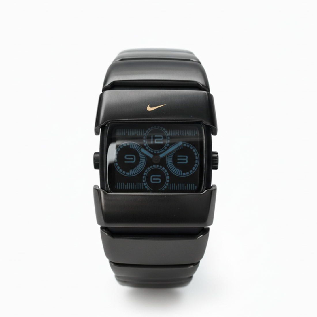 D-line Analog Blue vintage Nike analog sport watch