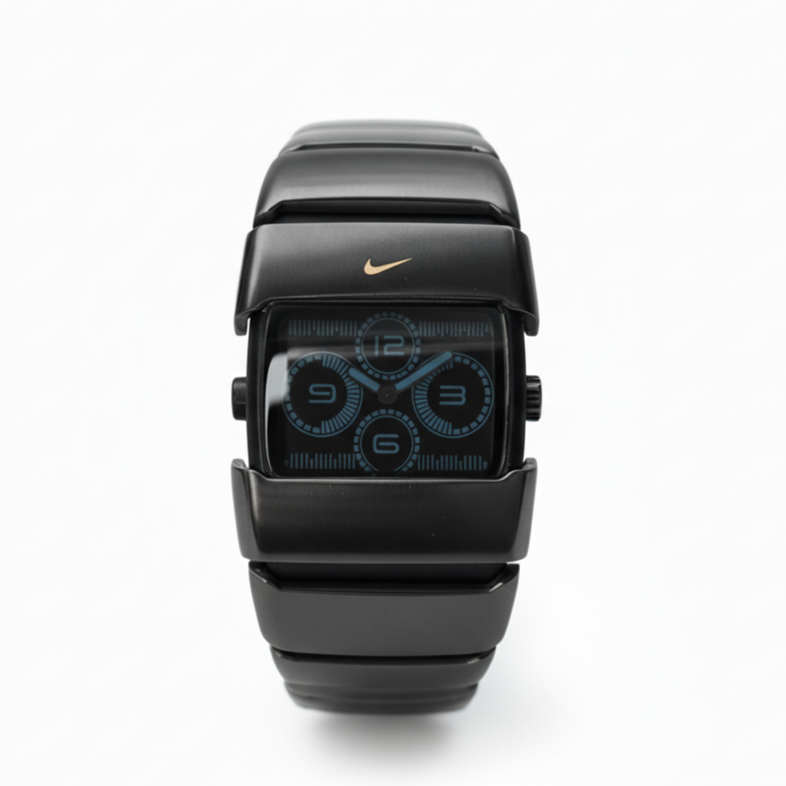 D-line Analog Blue vintage Nike analog sport watch