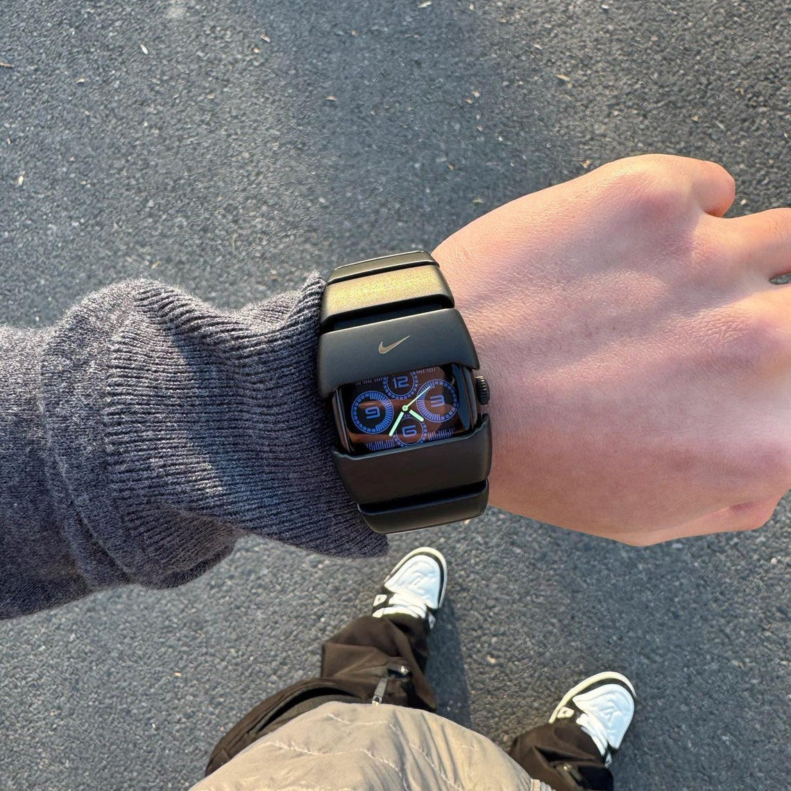 D-line Analog Blue vintage Nike analog sport watch, view 7